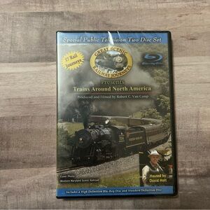 Great Scenic Railway Journeys: Trains Around North America - Blu-ray/DVD - New!!
